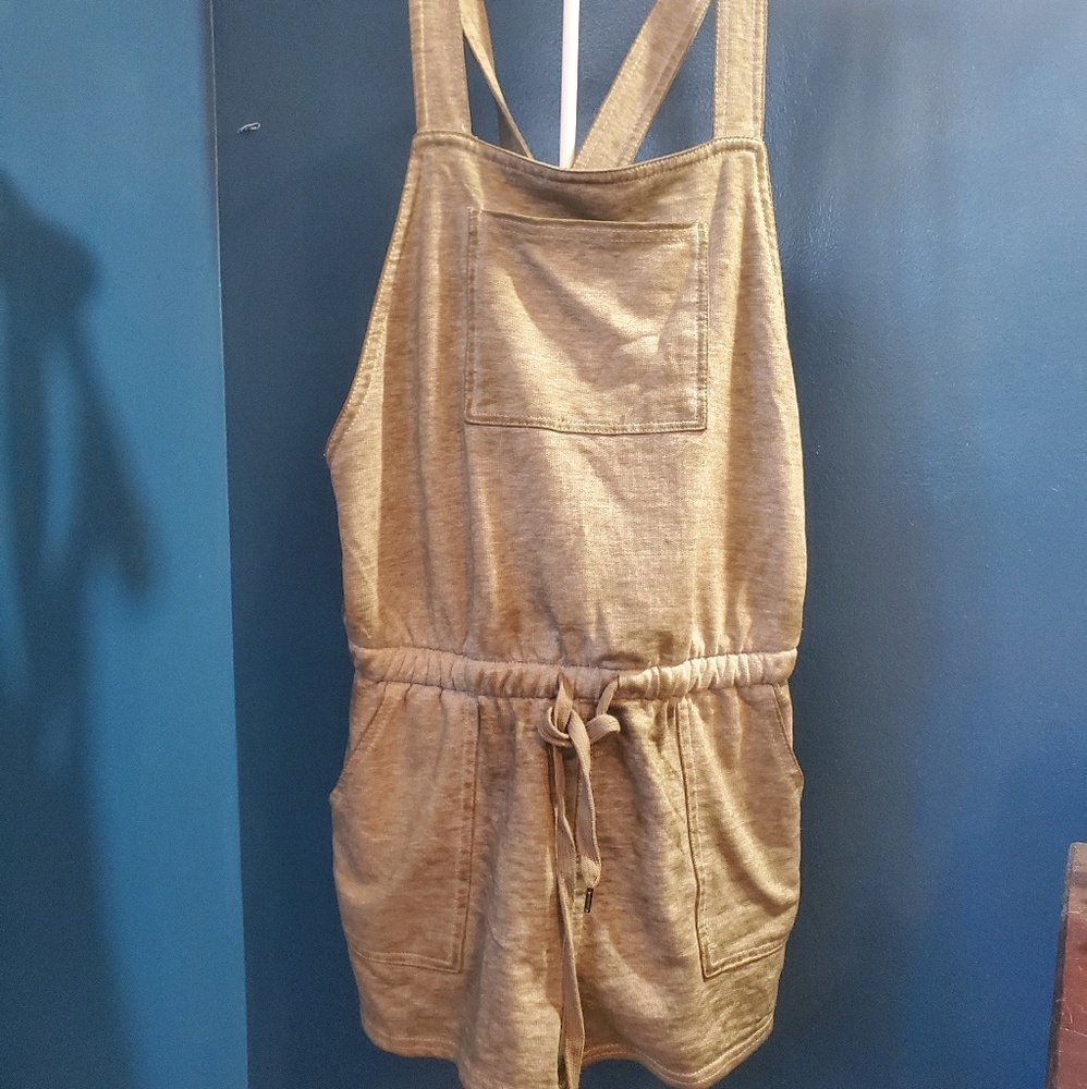 Cotton overall shorts